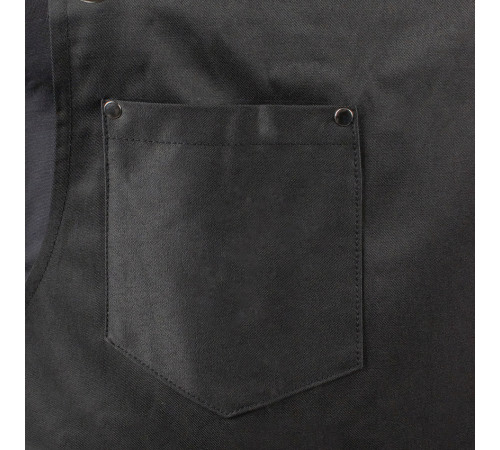 Кухарський фартух Daddy Smoke із тканини чорний