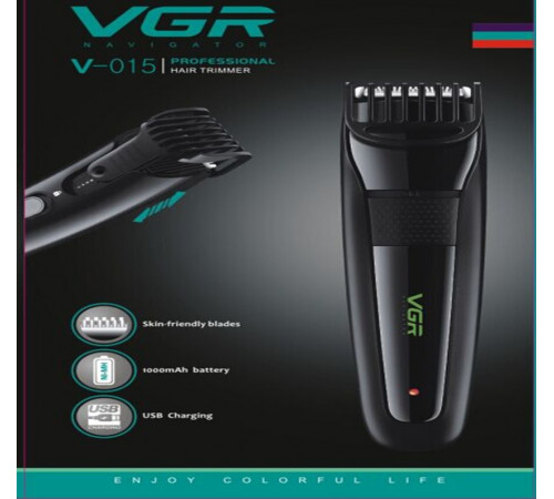 Машинка для стрижки VGR V-015 USB [309] (60 шт/ящ)
