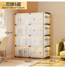 Полиця Універсальна З прихованими полицями на 4 Поверх 126*84-28 sj005 LY-1041 (12)