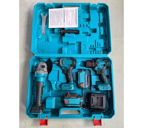 ШУРНабор  3 В 1    Болгарка+Гайковерт+Шуруповерт 48W   1614   (3)