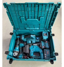 ШУРНабір 6 В 1 2 АККУМ Болгарка+Шуруп+Лобзик+сабельна пила+фрезер+рубанок 48W 0730-5 (1)