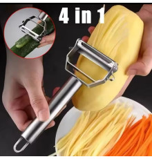 Ніж 4 в 1 овочерізка, мультирізка овочечистка ніж для видалення шкірки parer  LY-708 (800)