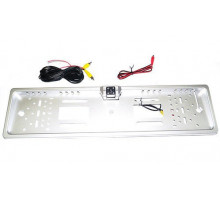 НЕТУ Камера заднего вида рамка 4LED Silver (30 шт/ящ) @