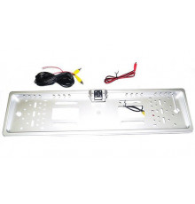 НЕТУ Камера заднего вида рамка 4LED Silver (30 шт/ящ) @