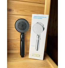 Нова насадка для душу високого тиску 4 режими з кнопкою включення Shower head  AA1-5 (60)