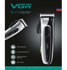 НЕТУ Машинка для стрижки VGR V-018 LED дисплей (20 шт/ящ)