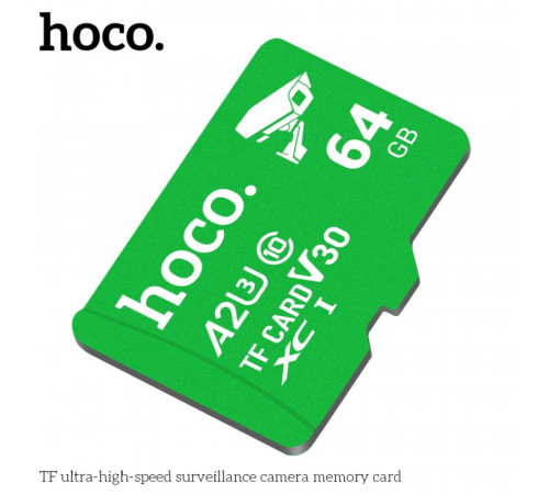 Карта пам'яті Hoco 64Gb 10 Class U-3 Ultra-high-speed (без адаптера)
