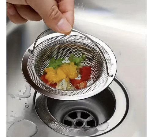 Фільтр для раковини з нержавіючої сталі з ручкою, 5603 (1000)