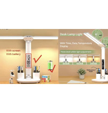 Настільна світлодіодна лампа з підставкою для телефону 5694 (30)