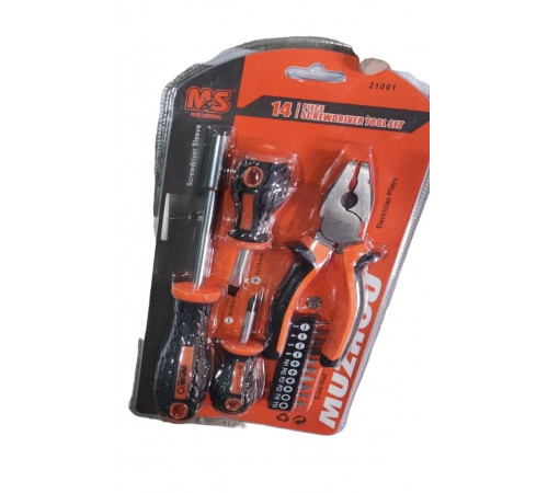 Набір Викруток 14 в 1 Screwdriver + vise and other sets 447 (60)
