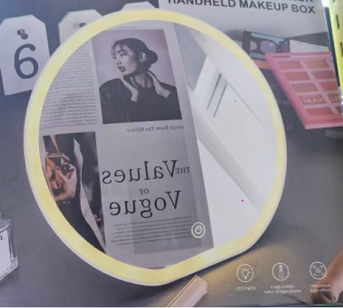 Дзеркало з LED підсвічуванням СТИЛЬНЕ КРУГЛЕ XL-1646 (60)