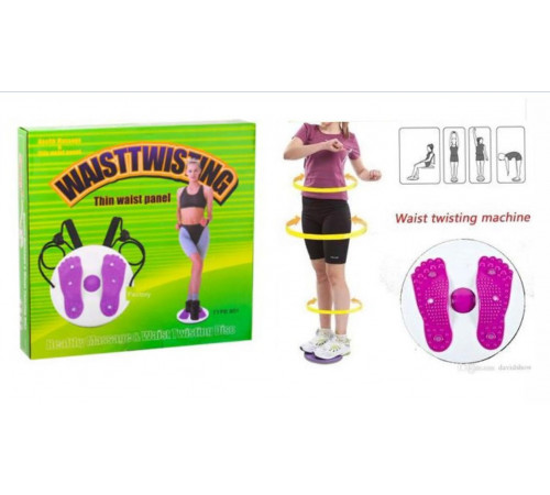 Диск здоров'я Waisttwisting Фітнес Твістер З ГУМКАМИ (20)