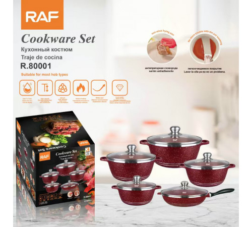 Набір посуду -каструль R.80001 4pcs/set RAF (4)