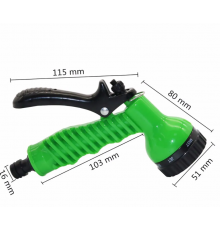 Пістолет для поливу, ручний розпилювач - насадка на шланг, Nozzle head 878 (200)