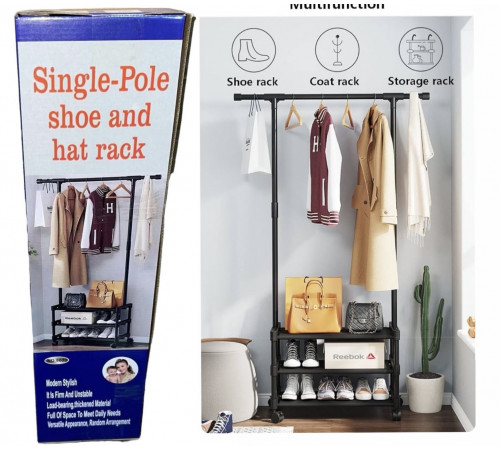 Вішалка підлогова SINGLE-POLE SHOE and HAT RACK 107-2 (12)