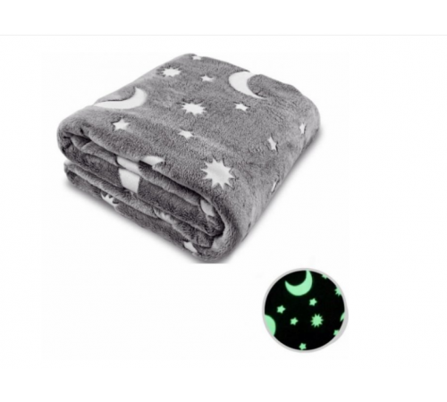 Покривало Плед Дитяче СІРИЙ РОЖОВИЙ БЛАКИТНИЙ 150*180 1183 (1486) (50)