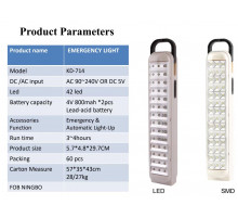 Фонарик 714  42 LED   (60 )