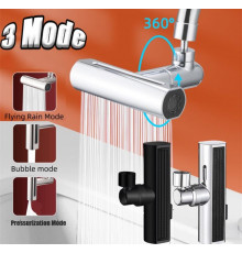 НАСАДКА -Змішувач для кухні з водоспадом,поворотний барботер SHOWER HEAD 527 (100)