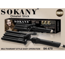 Потрійна плойка-щипці для завивки волосся Sokany SK-670 SK-670 (24)