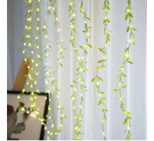 Гирлянда    ЗЕЛЕНАЯ ИВА   4 метр     ТЕПЛЫЙ     SF-55      КОД 3638    (100)