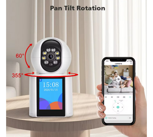 360 Камера V1 WIFI camera video calling 1080p app icee няня (50)