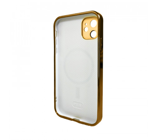 Чохол для смартфона AG Glass Sapphire Frame MagSafe Logo for Apple iPhone 11 Gold (AGSappiFRP11Gold)
