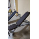 Профессиональная скамья со стойками RN-Sport black rock + 4 грифа, 80 кг блинов