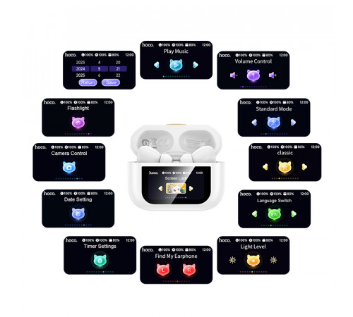 Бездротові навушники Hoco EW88 Rampino ANC touch screen