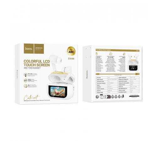 Бездротові навушники Hoco EW88 Rampino ANC touch screen