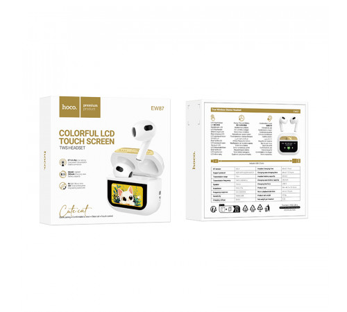 Бездротові навушники Hoco EW87 Gata touch screen