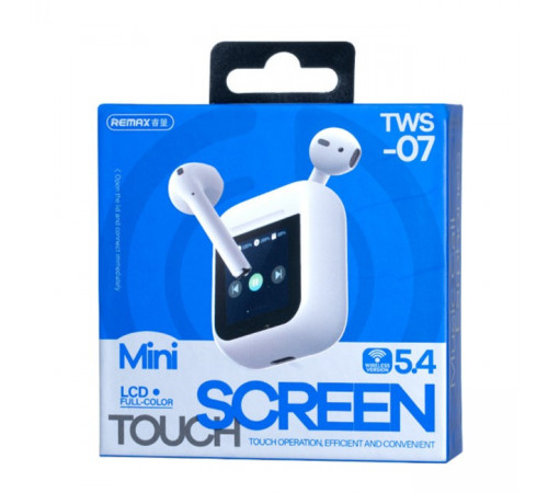 Бездротові навушники Remax TWS-07 Touch Screen