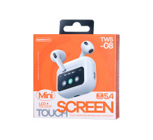 Бездротові навушники Remax TWS-08 Touch Screen