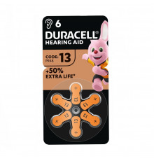 Батарейка DURACELL PR41 size 13 (6шт.) (для слухових апаратів)