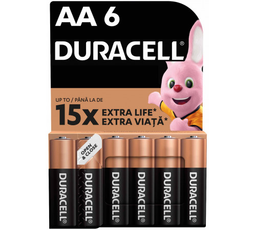 Батарейка DURACELL LR06 MN1500 АА (6 шт.)