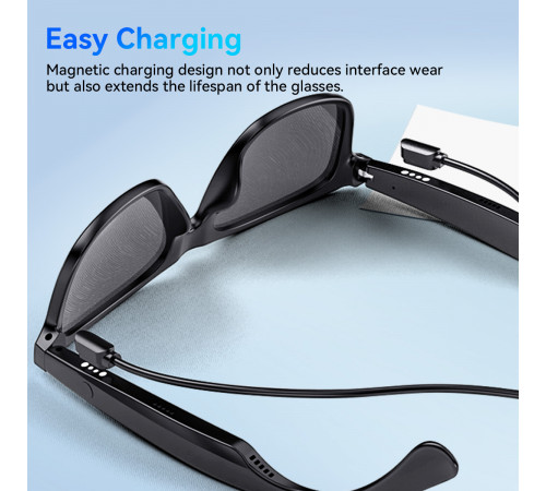 Смарт-окуляри XO E9 Weiqi Audio Bluetooth+UV Protective (3.7V, 80mAh*2)