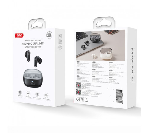 Бездротові навушники XO G42 Golden Bud Dual-Mic ANC+ENC