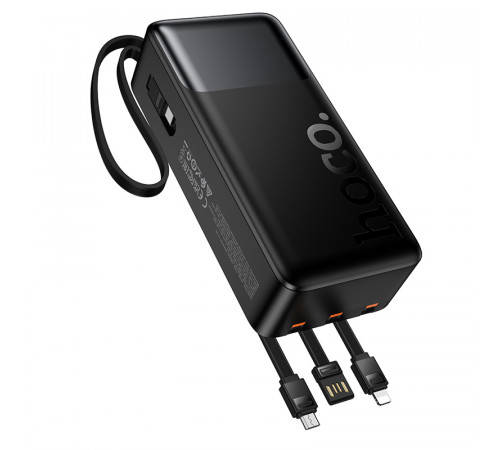 УМБ Power Bank Hoco J156B Founder 30000mAh 22.5W+PD20W (with cable Type-C+Micro+Lightning+USB)