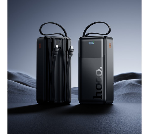 УМБ Power Bank Hoco J156B Founder 30000mAh 22.5W+PD20W (with cable Type-C+Micro+Lightning+USB)