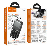 УМБ Power Bank Hoco J156B Founder 30000mAh 22.5W+PD20W (with cable Type-C+Micro+Lightning+USB)