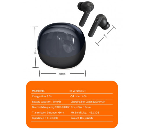 Бездротові навушники WUW R216