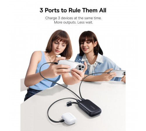 УМБ Power Bank Baseus EnerFill FC21 Qpow 3 Ultra 10000mAh 22.5W (with cable Type-C to Lightning) (E0027L00)