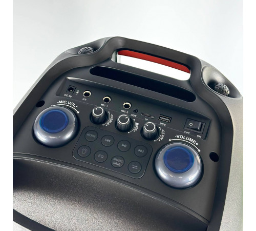 УЦІНКА Колонка Sing-e ZQS8282 RGB з мікрофоном та пультом 60W, 5000mAh (73,0*32,5*32,0 см) (тріщина на ручці)