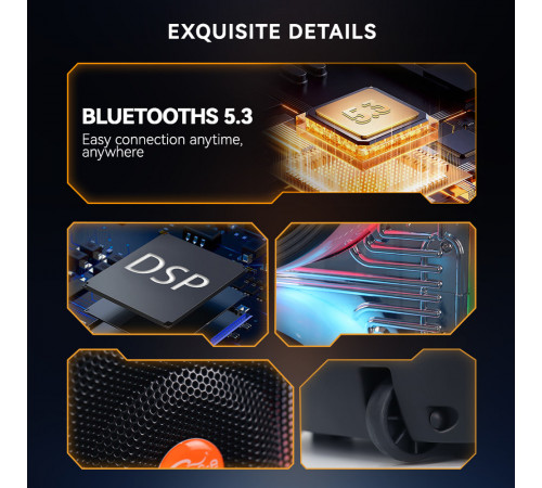 УЦІНКА Колонка Sing-e ZQS8282 RGB з мікрофоном та пультом 60W, 5000mAh (73,0*32,5*32,0 см) (тріщина на ручці)