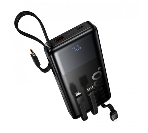 УМБ Power Bank Hoco J156 Founder 10000mAh 22.5W+PD20W (with cable Type-C+Micro+Lightning+USB)