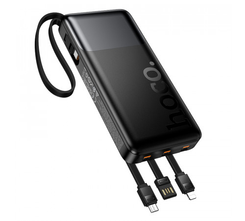 УМБ Power Bank Hoco J156 Founder 10000mAh 22.5W+PD20W (with cable Type-C+Micro+Lightning+USB)