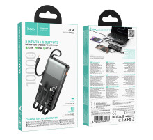 УМБ Power Bank Hoco J156 Founder 10000mAh 22.5W+PD20W (with cable Type-C+Micro+Lightning+USB)
