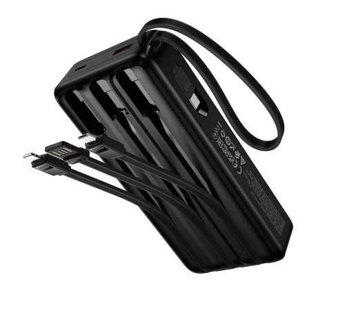 УМБ Power Bank Hoco J156A Founder 20000mAh 22.5W+PD20W (with cable Type-C+Micro+Lightning+USB)