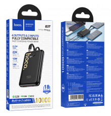 УМБ Power Bank Hoco Q37 Graceful 10000mAh 22.5W+PD20W (with cable Type-C+Lightning)