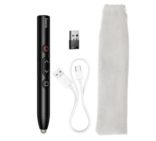 Пульт для презентацій Hoco GM203 (червоне світло) 180mAh (лазерна указка презентер)