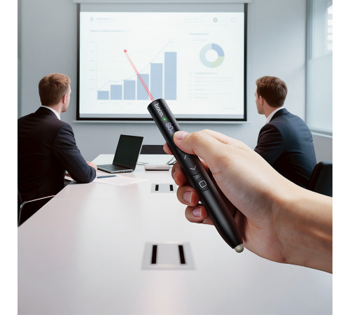 Пульт для презентацій Hoco GM203 (червоне світло) 180mAh (лазерна указка презентер)